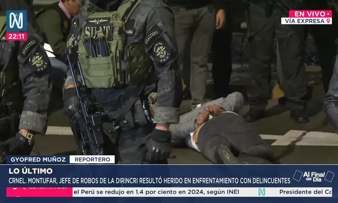 Balacera entre PNP y presuntos delincuentes en la Vía Expresa | Canal N