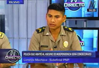 Independencia: policía que abatió a tirador recibe amenazas