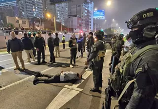 Balacera en Vía Expresa: Imágenes de persecución y fuego cruzado
