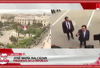 Balcázar afirma que un eventual indulto a Pedro Castillo corresponde al próximo Ejecutivo