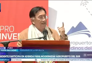 Balcázar aplica cláusula anticorrupción en adenda para modernizar aeropuertos del sur: Es para que no haya más corrupción en el país