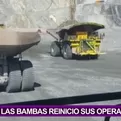 Las Bambas: Minera MMG reinició sus operaciones al 100 %