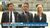 Bancada de Acción Popular: "Dina Boluarte dijo que ningún congresista será parte del gabinete" - Noticias de andahuaylas