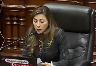 Bancada de APP presenta reconsideración a la votación de censura de Lady Camones