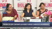Barranca: prueba de ADN confirma que bebés fueron cambiadas en hospital - Noticias de adn
