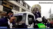 Barranca: Se registró incidente entre la PNP y miembros de la Hermandad del Señor de los Milagros  - Noticias de barranca