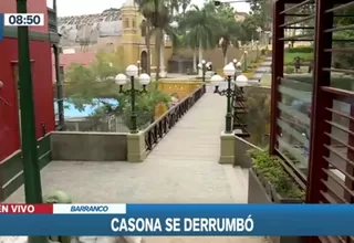 Barranco: Acceso a Puente de los Suspiros permanecerá cerrado por dos semanas