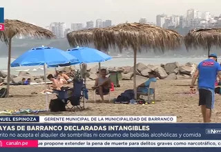 Barranco declara intangibles las playas de su distrito