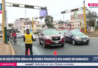 Barranco: Plan de desvío por obras en la av. Francisco Bolognesi