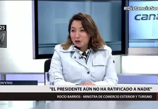 Barrios sobre eventual nuevo jefe de gabinete: Walter Martos está a la altura de las circunstancias