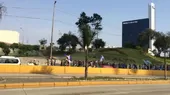 Barristas de Alianza Lima generan tráfico en la Vía Expresa - Noticias de barristas