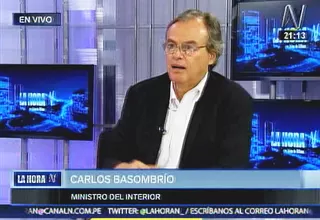 Basombrío: Cambios en la PNP se relacionan con la marcha del Movadef