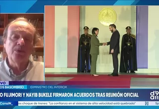Basombrío cuestiona viaje de Keiko Fujimori a El Salvador: “Debió hacerlo antes de asumir el cargo”