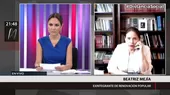 Beatriz Mejía: Me preocupa la manera en que López Aliaga viene manipulando a la iglesia en Perú - Noticias de rafael-lopez-aliaga