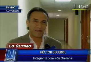 Becerril: será citado trabajador que facilitó reunión entre Belaúnde y Orellana