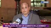 Beder Camacho: “No hay un gabinete en la sombra” - Noticias de Beder Camacho