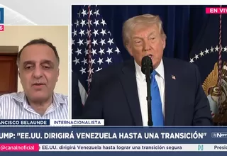 Belaúnde analiza anuncios de Trump sobre Venezuela