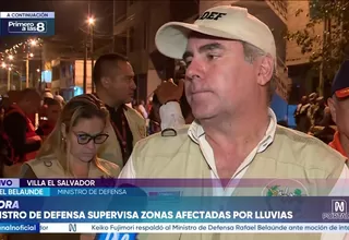 Belaúnde atendió emergencia en VES con hidrojets y motobombas