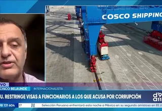 Belaunde: Retiro de visa a juez peruano genera dudas por decisión vinculada a empresa china