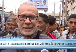 Belmont responde sobre campaña xenófoba: Soy una persona sana, no estoy para eso