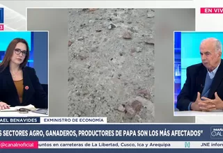 Benavides: bloqueos generan pérdidas por S/ 300 millones diarios