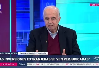 Benavides: Estado debe actuar con urgencia ante criminalidad