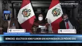 Violeta Bermúdez: Solicitud de Keiko Fujimori será respondida en los próximos días - Noticias de giovanna-violeta