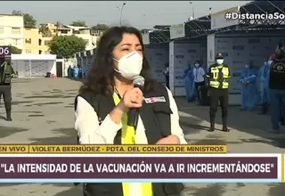 Violeta Bermúdez: Clínicas privadas ayudarán a multiplicar la vacunación contra COVID-19