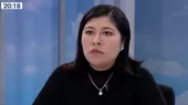 Betssy Chávez: “El marketing político de Vladimir Cerrón es mucho por Twitter” - Noticias de 