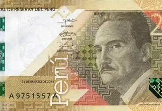 Billete de 20 soles fue elegido como el segundo más hermoso del mundo