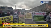 Bloquean carretera en la Oroya en protesta contra la minera Chinalco - Noticias de carretera