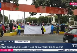 Bloqueo en Nasca: Mineros exigen revertir exclusión del REINFO