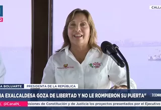 Boluarte cuestiona al Poder Judicial por caso Susana Villarán