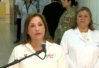 Boluarte: Nosotros estamos comprometidos con la salud peruana