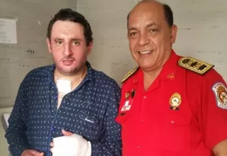 Darán de alta a bombero que quedó grave tras incendio de Villa María del Triunfo