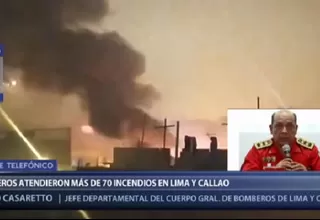 Los bomberos acudieron a más de 150 emergencias la madrugada del 1 de enero