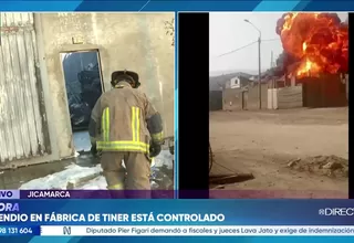 Bomberos controlan incendio de grandes proporciones en Jicamarca
