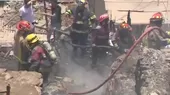[VIDEO] Bomberos controlan incendio en Los Olivos - Noticias de paraiso