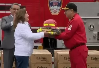 Bomberos heridos al usar equipos entregados por Dina Boluarte