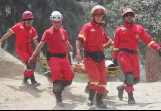 Viajarán a Moquegua 17 bomberos para apoyar en labores de rescate