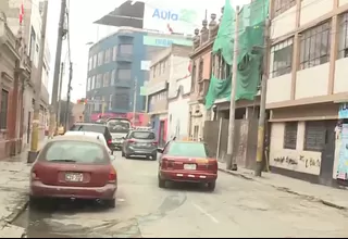 Breña: Vecinos denuncian calles en mal estado en el jirón Huaraz