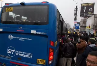 Buses del Corredor Azul circularán mañana desde las 3 de la tarde