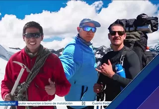 La búsqueda de los tres montañistas peruanos en el nevado Huascarán