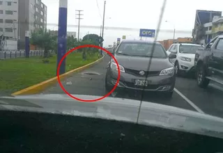 Buzón se encuentra sin tapa en la Av. Paseo de la República en Chorrillos