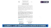 Clases semipresenciales iniciarán en noviembre en Cajamarca - Noticias de educacion-fisica