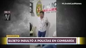 Cajamarca: Intervenido por tomar licor en la calle insultó a policías  - Noticias de licores