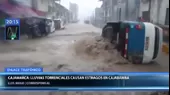 Cajamarca: Lluvias torrenciales inundan calles de la provincia de Cajabamba - Noticias de lluvia-torrencial