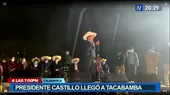 Presidente Castillo llegó a Cajamarca para reunirse con autoridades y ronderos  - Noticias de Cajamarca
