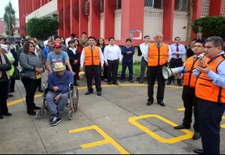 Callao: 3 mil personas evacuaron a la zona de refugio durante simulacro