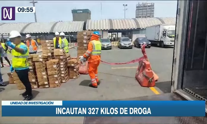 Callao: Incautan más de 300 kilos de droga camuflada en cargamento de paltas